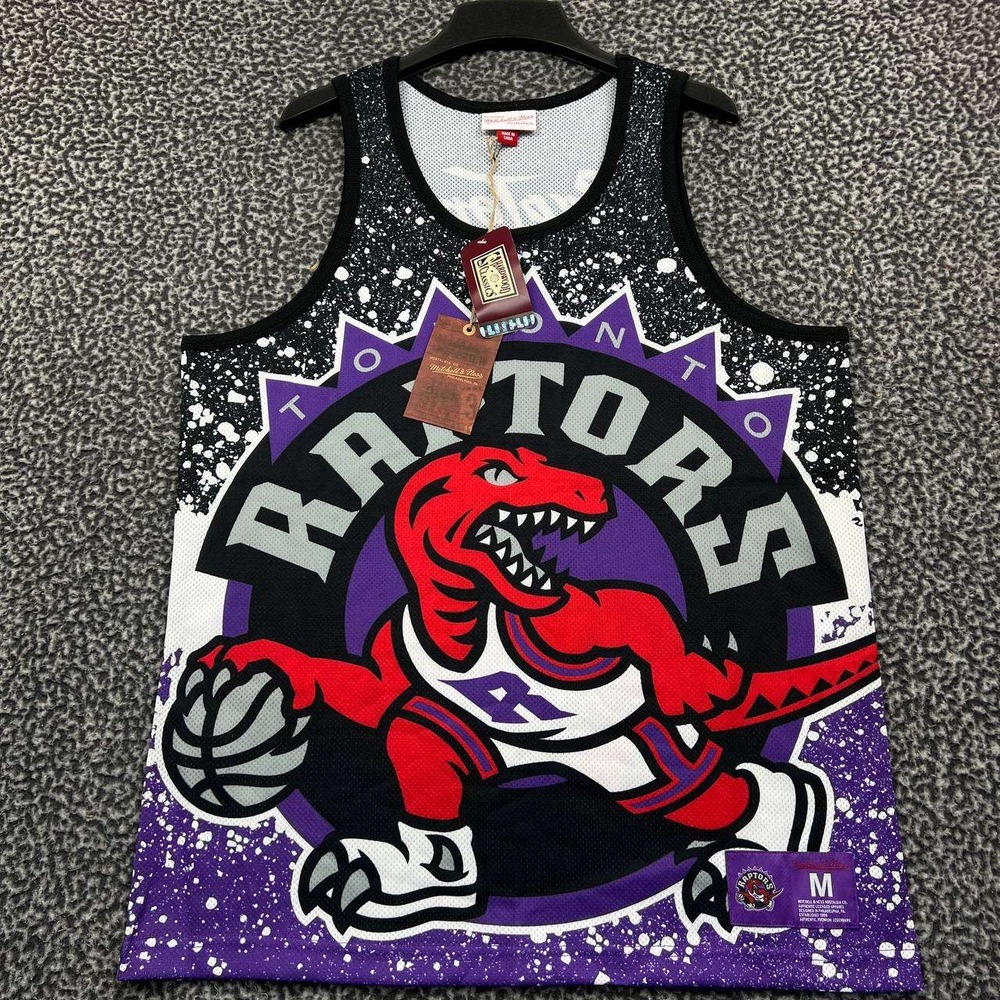 Toronto‎ Raptors Jersey Shirt Men Medium Mitchell & Ness HWC Sleeveless New M